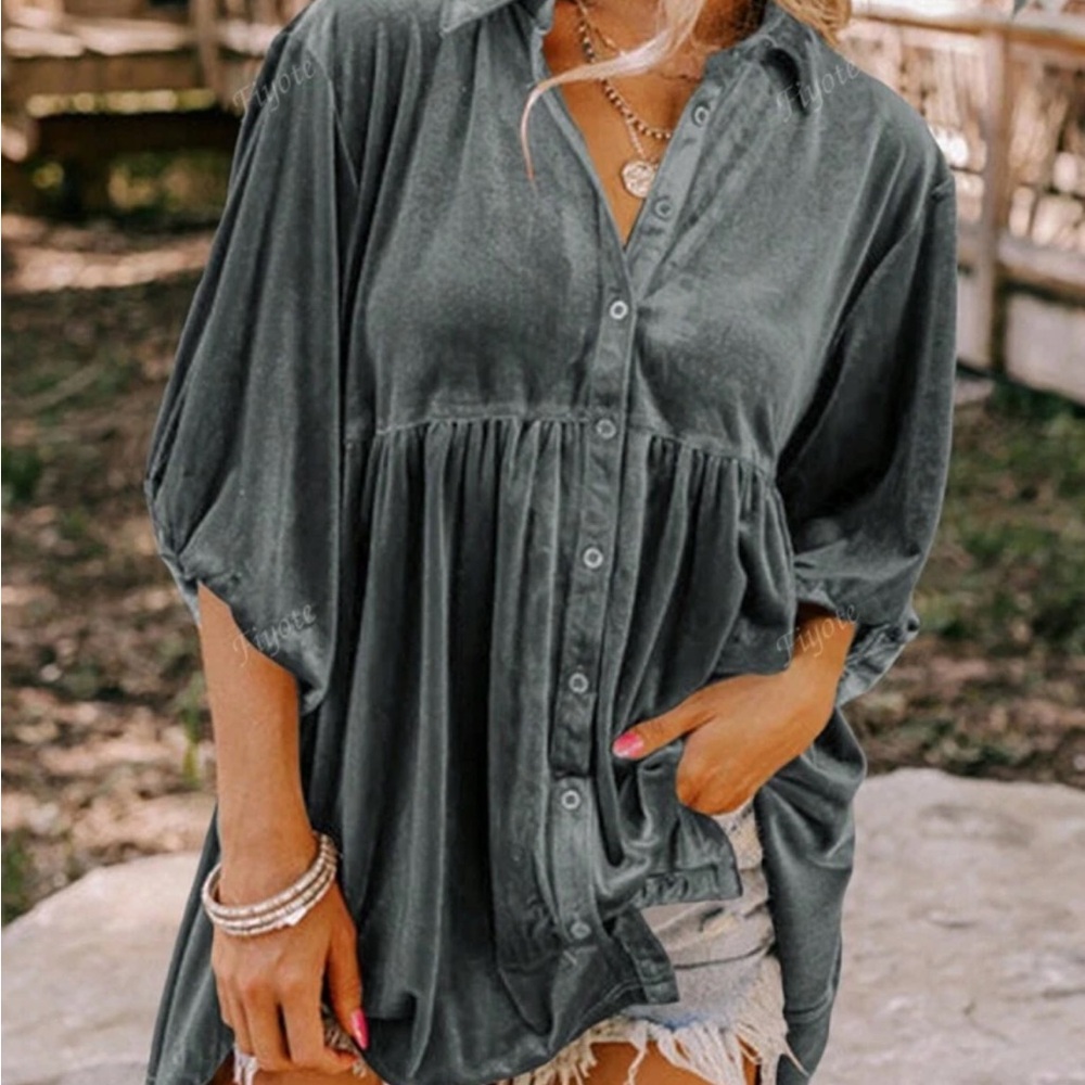Velvet Blouse